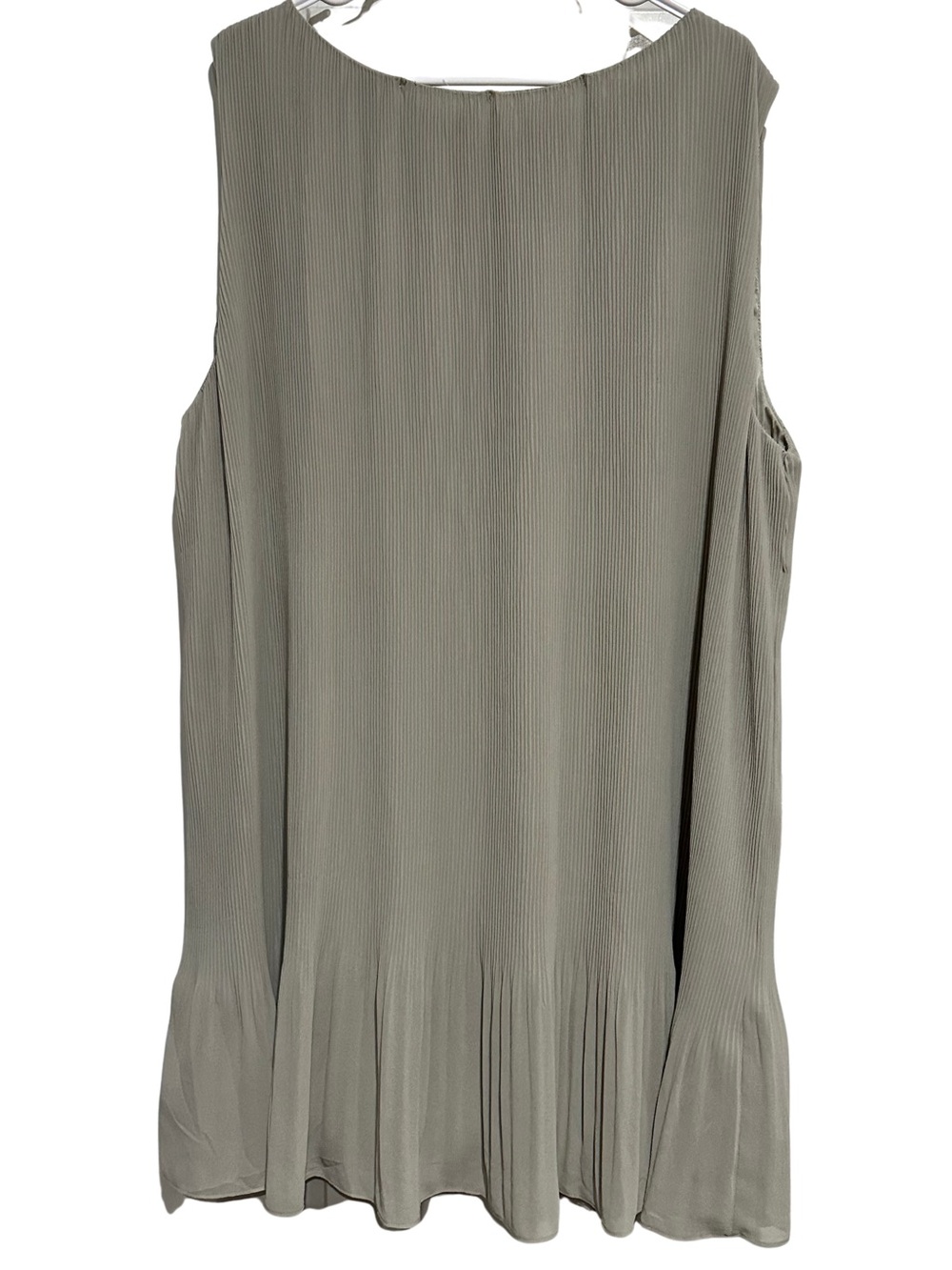H&M Women's Dress Size M Gray Plisse Pleated Shift Holiday Party Wedding